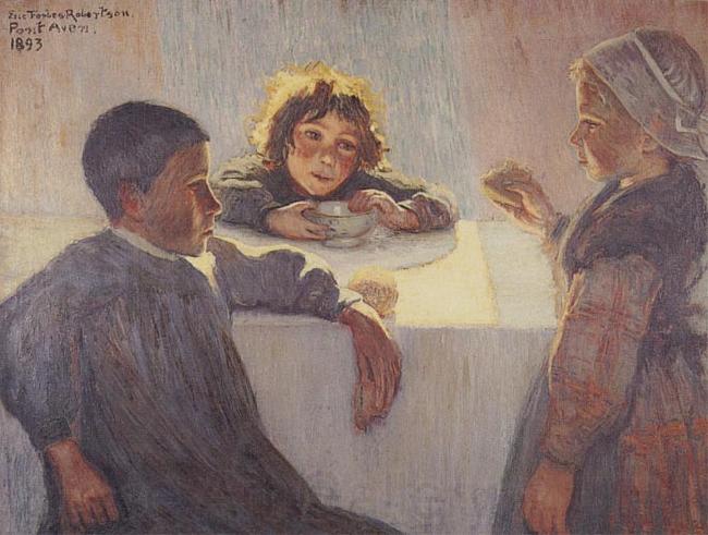 Eric Forbes-Robertson Breton Children Pont Aven (La Bonne Soupe)